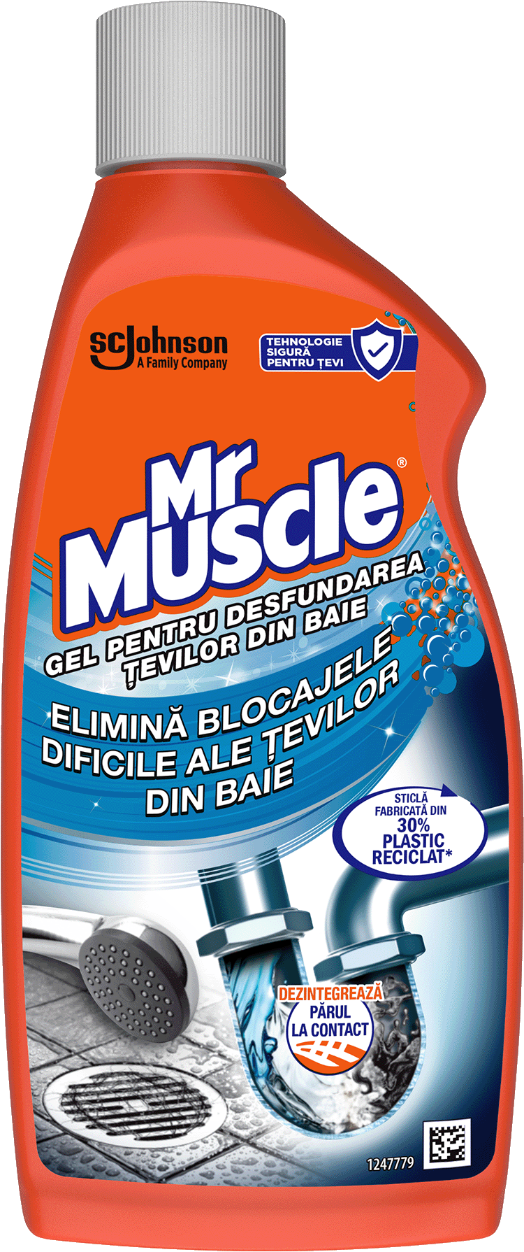 Mr Muscle® PENTRU DEFUNDAREA TEVILOR DIN BAIE